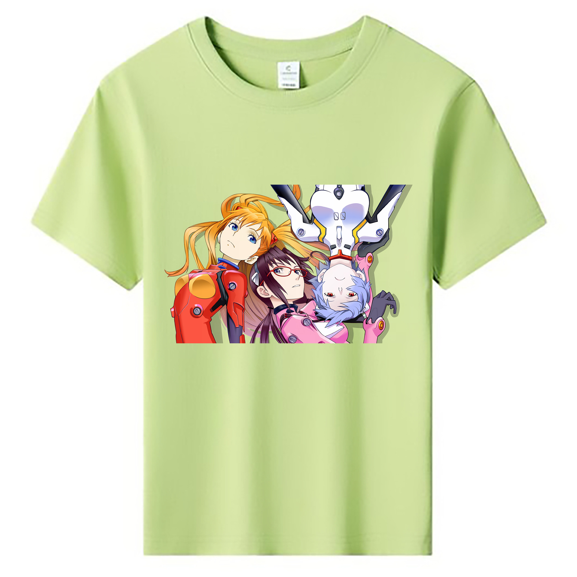 （画像用） EVA 新世紀エヴァンゲリオン 綿100％キッズTシャツ（フロントプリント）